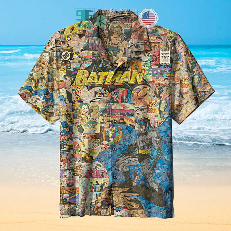 batman comic frames hawaiian shirt 1 38946