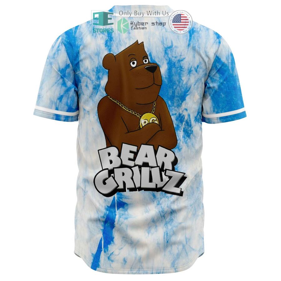 bear grillz white blue baseball jersey 2 95778
