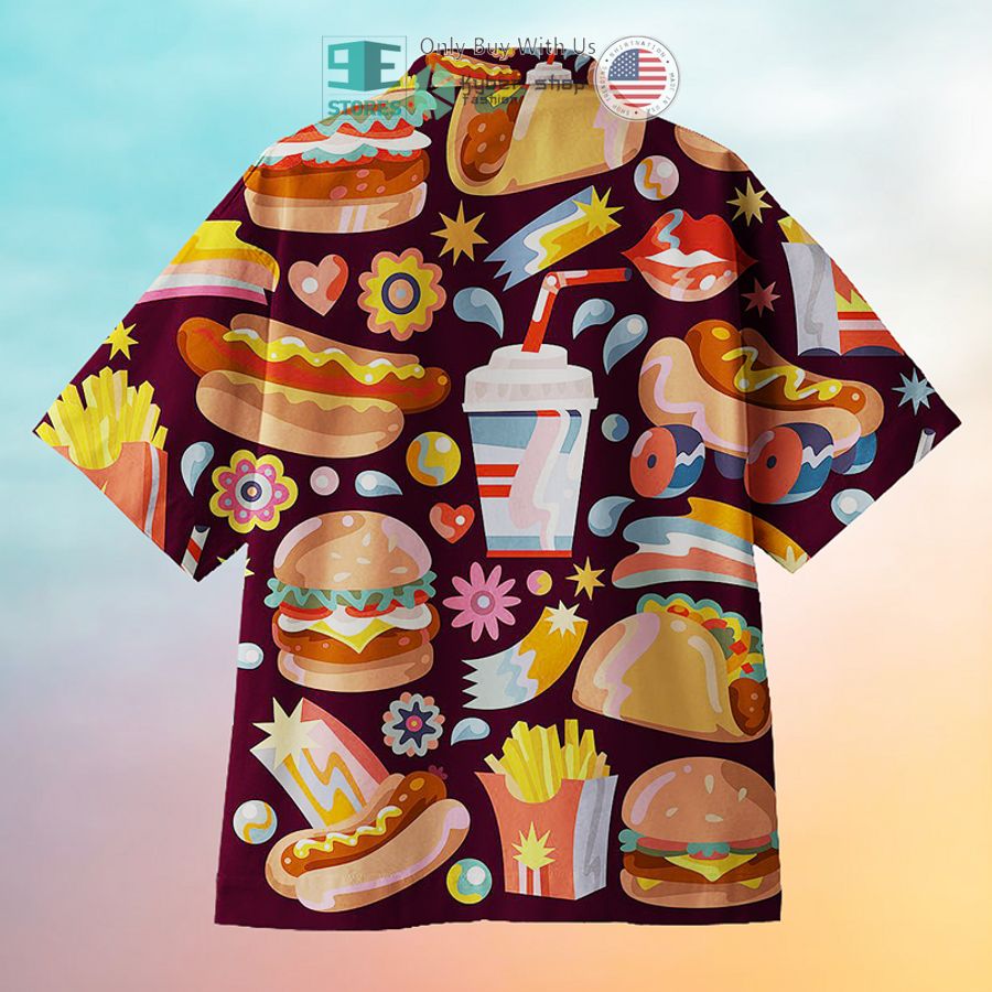 beautiful burgers tacos hot dogs universal hawaiian shirt 2 59263