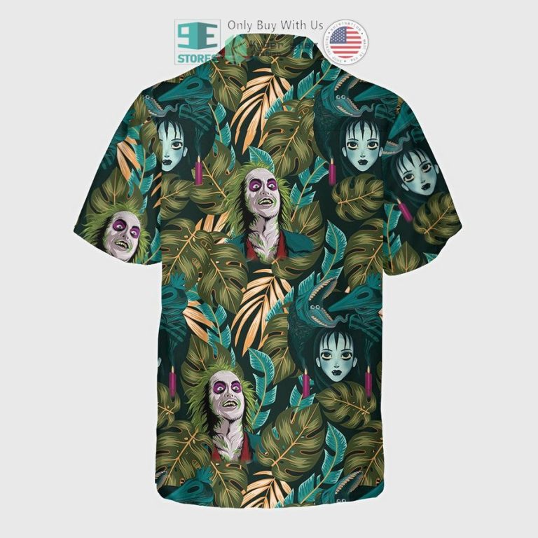 beetlejuice lydia deetz tropical hawaiian shirt 1 30509