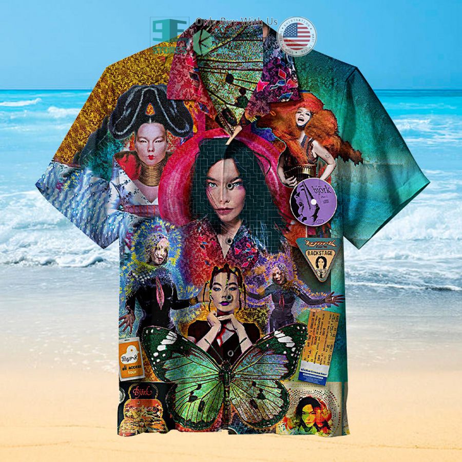 bjork art hawaiian shirt 1 8745