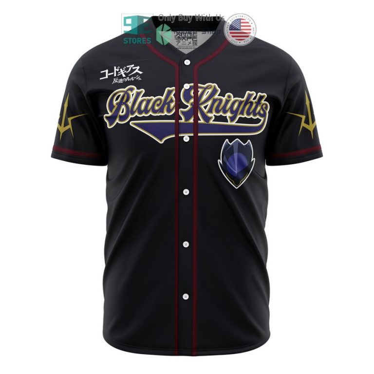 black knights zero code geass baseball jersey 2 14029