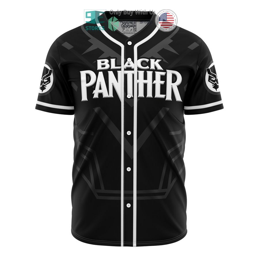 black panther marvel baseball jersey 1 74239