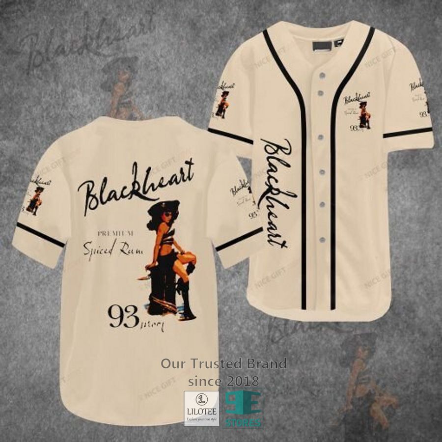 blackheart spiced rum baseball jersey 1 34295