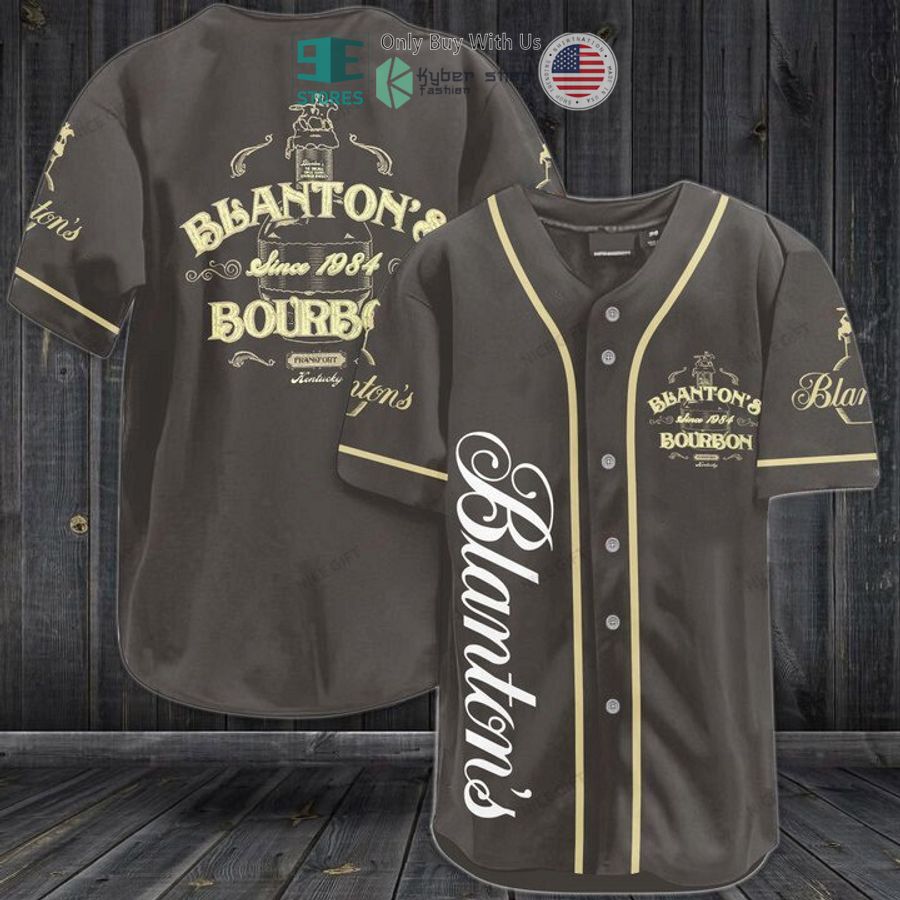 blantons bourbon grey baseball jersey 1 77054