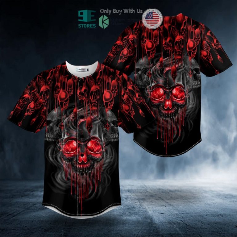 bloody skull baseball jersey 1 21028