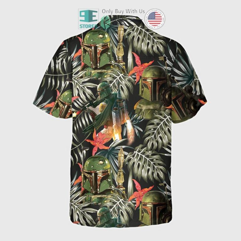 boba fett tropical leaves hawaiian shirt 3 98275