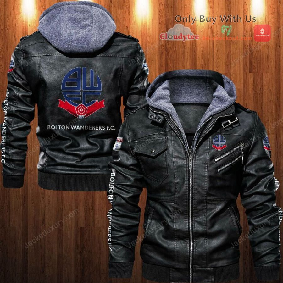 bolton wanderers leather jacket 1 36160
