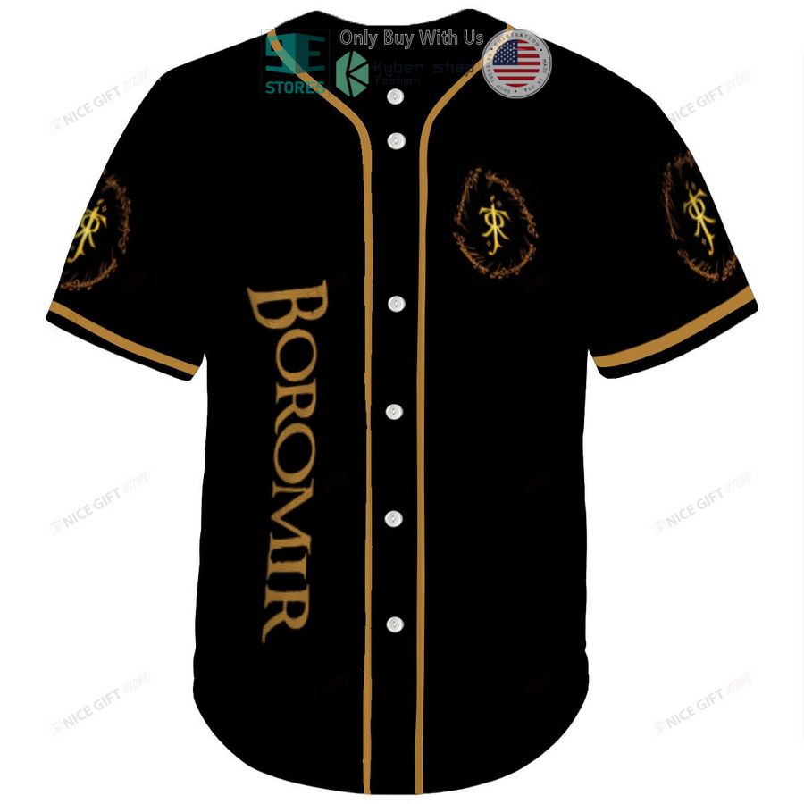 boromir one does not simply baseball jersey 2 32274