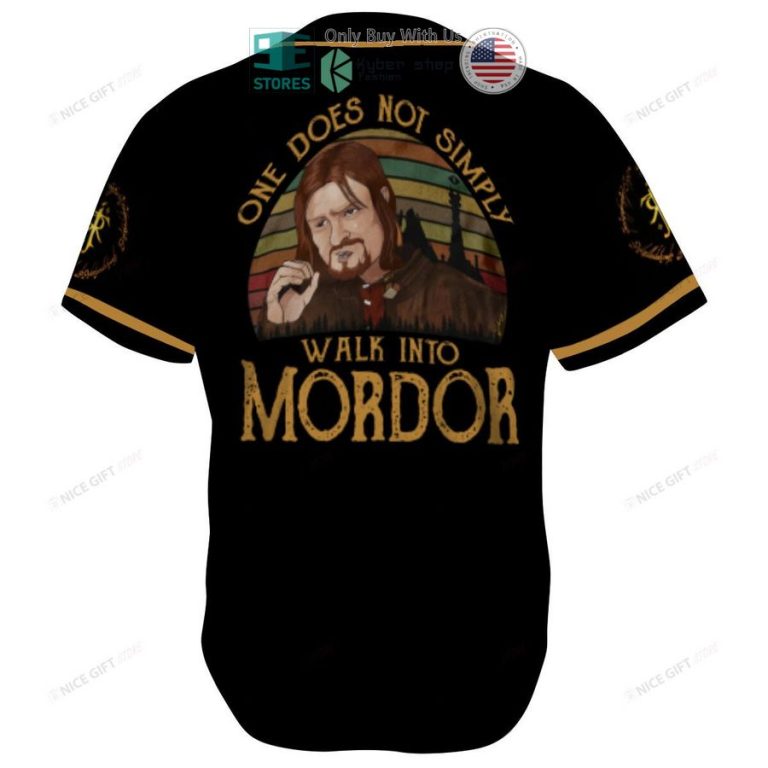 boromir one does not simply baseball jersey 3 66902