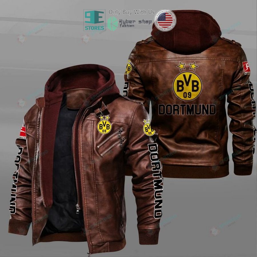 borussia dortmund leather jacket 2 29290