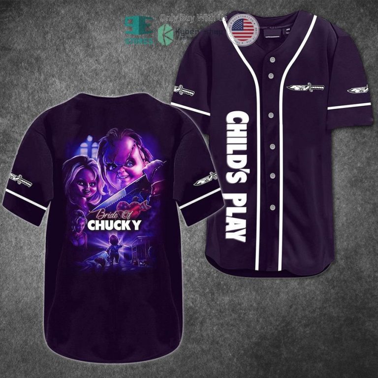 bride of chucky childs play baseball jersey 1 15920