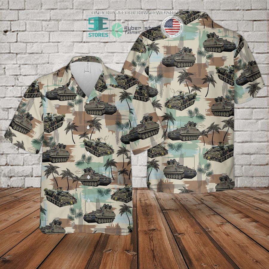 british army alvis stormer hvm combat vehicle hawaiian shirt shorts 1 21603