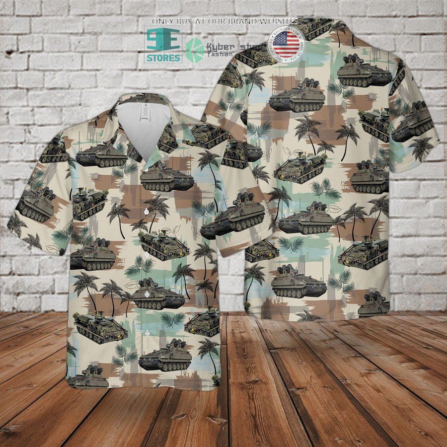 british army alvis stormer hvm combat vehicle hawaiian shirt shorts 2 22088