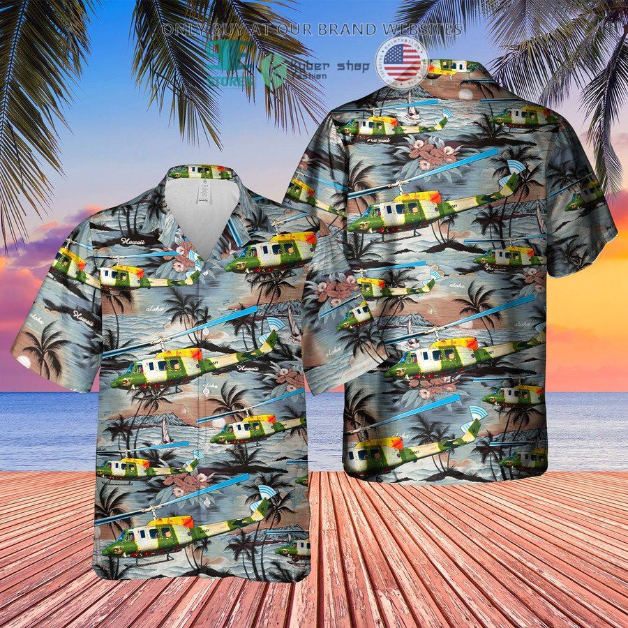 british army bell 212 helicopter hawaiian shirt 1 40720
