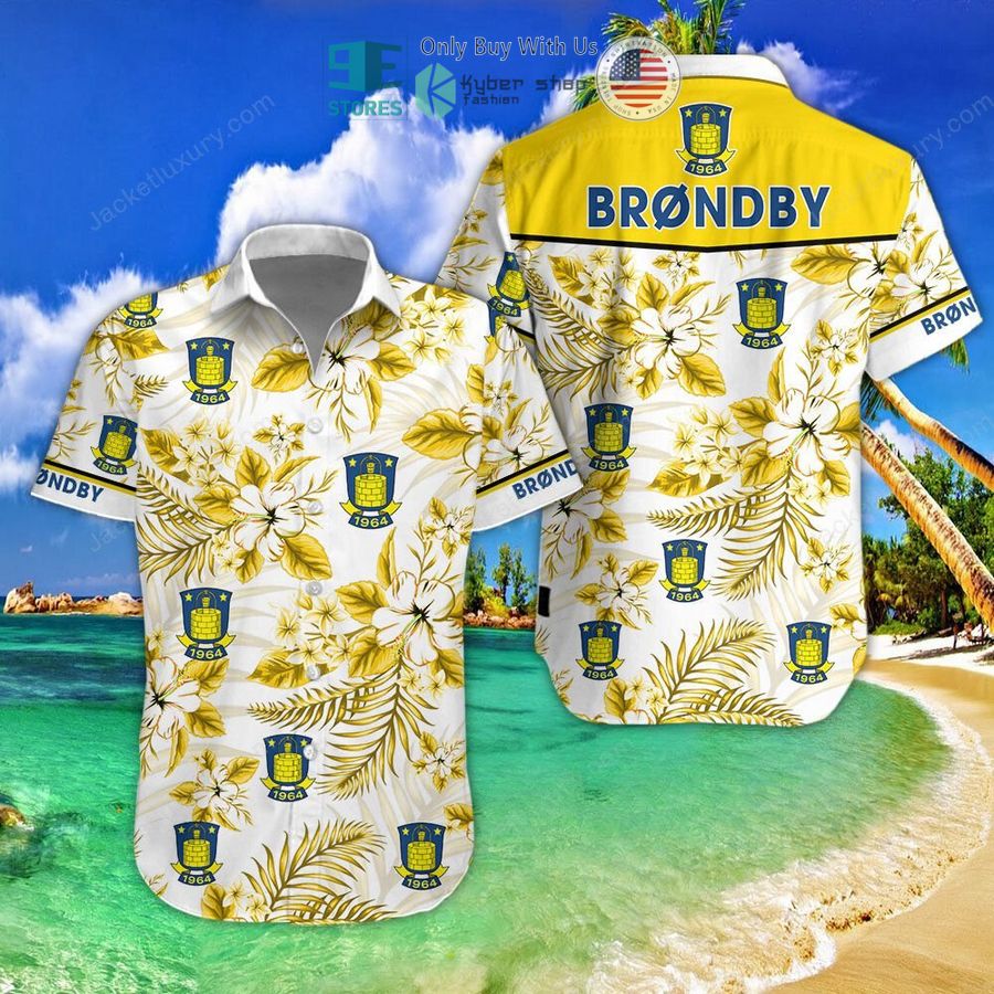 brondby if flowers hawaiian shirt shorts 1 422