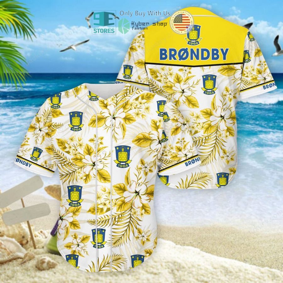 brondby if flowers hawaiian shirt shorts 2 36068