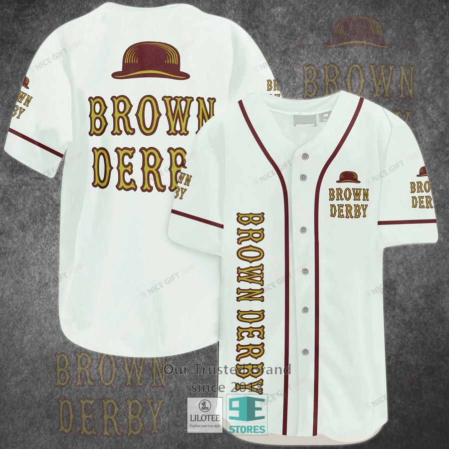 brown derby baseball jersey 1 39730