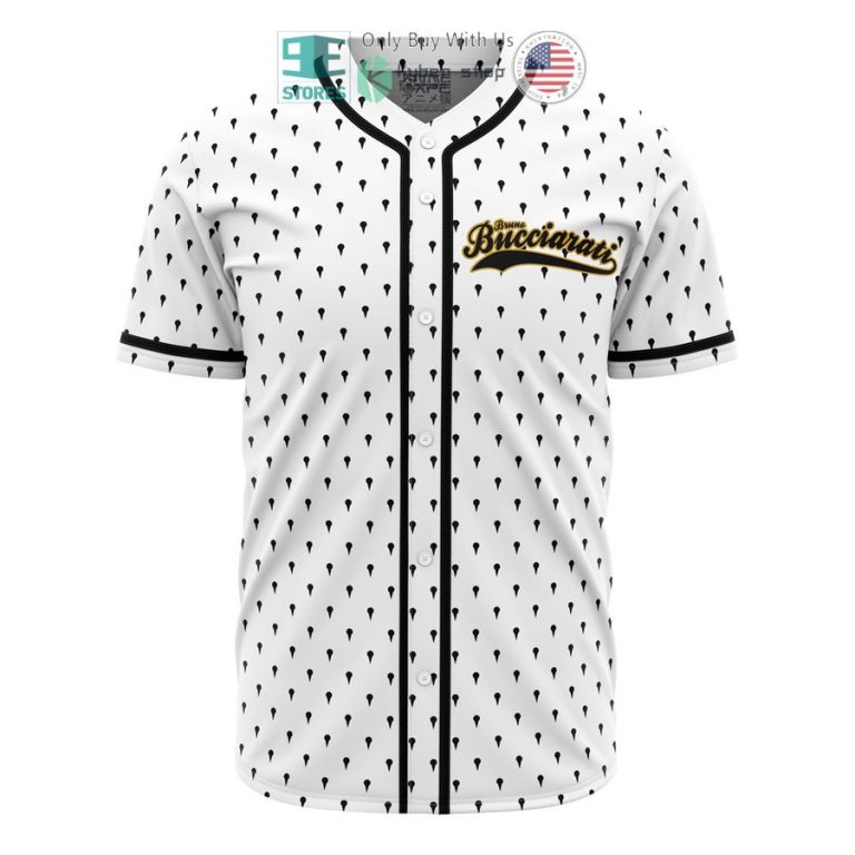 bruno bucciarati jojos bizarre adventure baseball jersey 1 70355