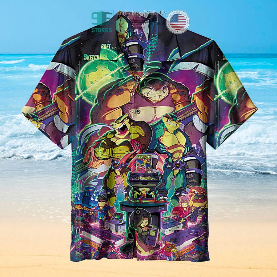 bt gaming tribute print hawaiian shirt 1 23683