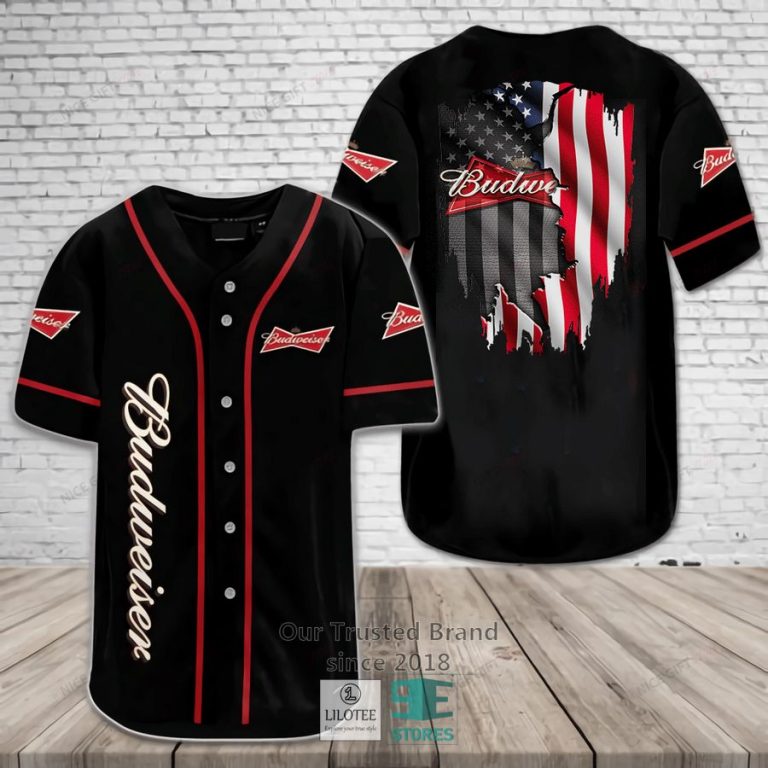 budweiser baseball jersey 1 23617