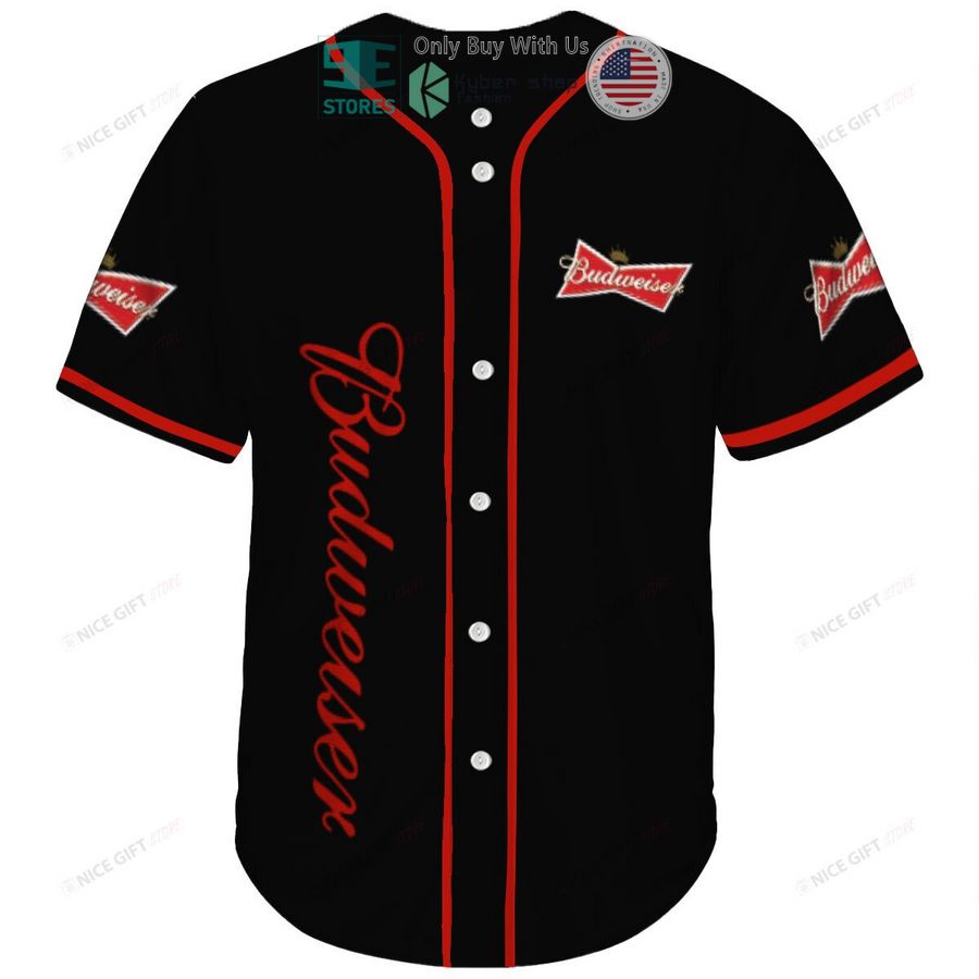 budweiser united states flag black baseball jersey 2 49287