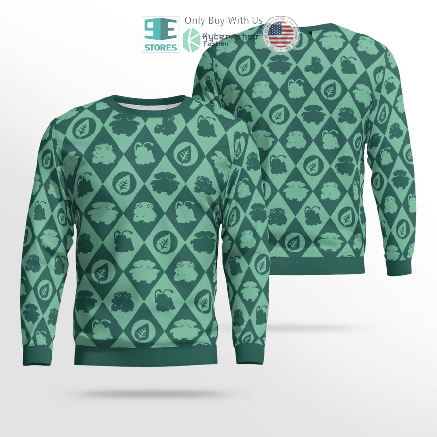 bulbasaur color block sweatshirt sweater 1 72708
