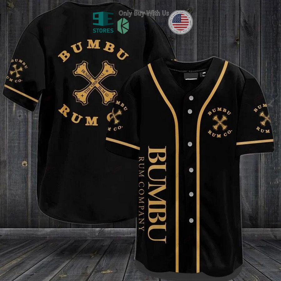 bumbu rum company black baseball jersey 1 83321