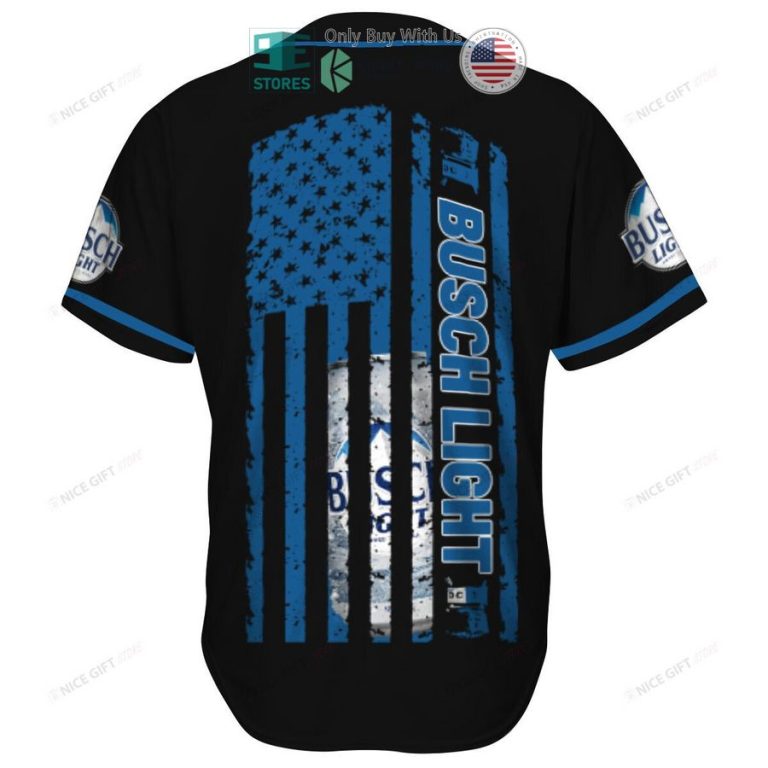 busch light can united states flag black baseball jersey 3 72798