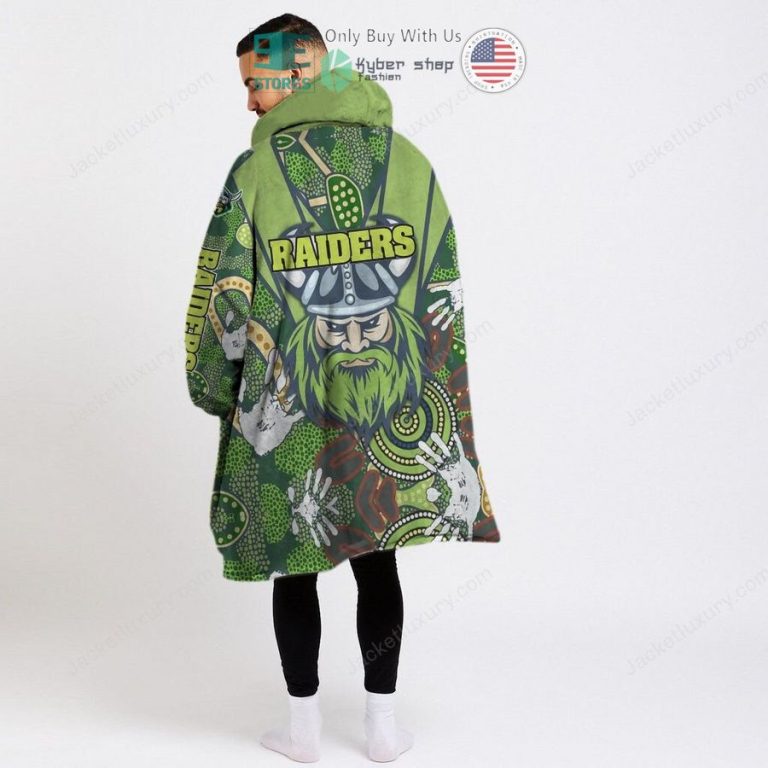 canberra raiders sherpa hooded blanket 2 93574