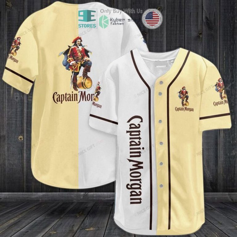 captain morgan logo baseball jersey 1 11306