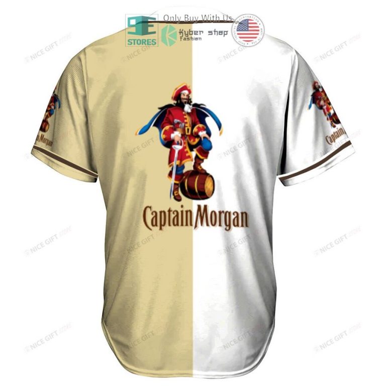 captain morgan logo skull cream white baseball jersey 3 87988