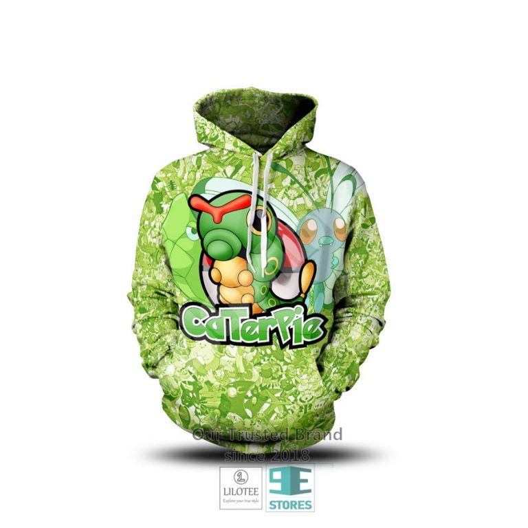 caterpie pokemon 3d hoodie 2 68554