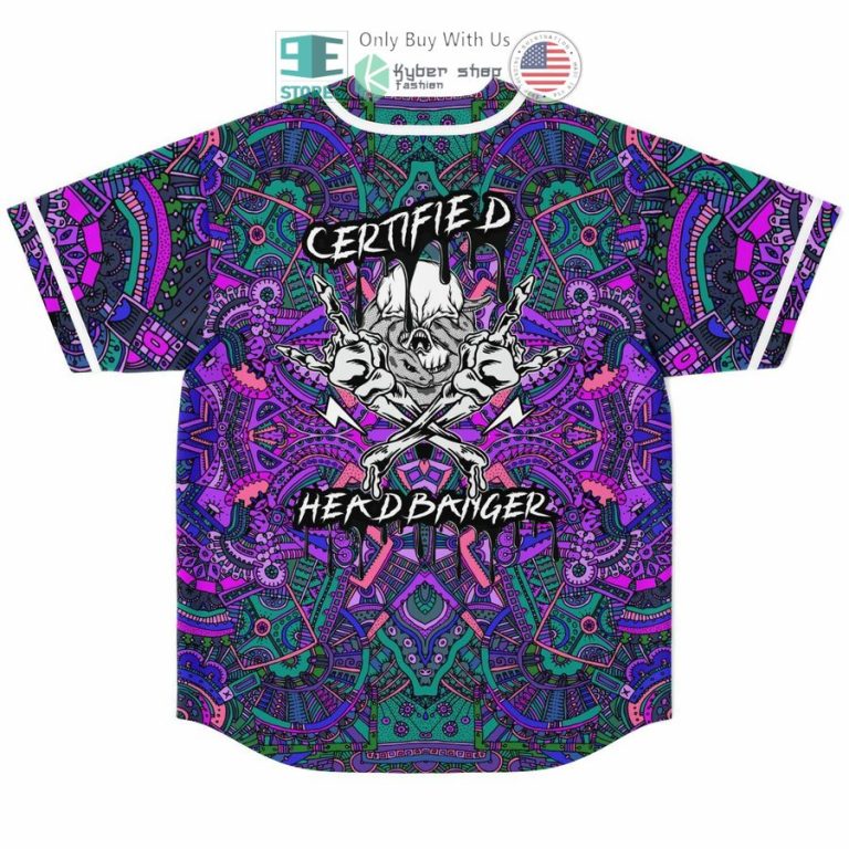 certified headbanger trippy baseball jersey 1 27273