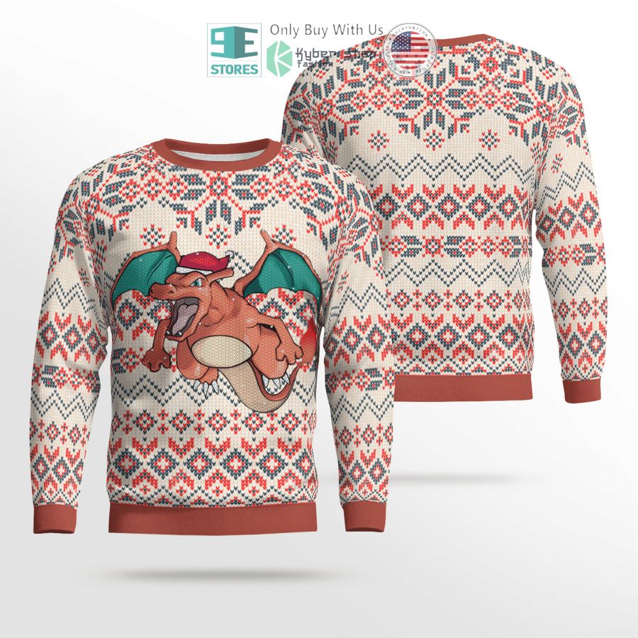 charizard christmas sweatshirt sweater 1 35579