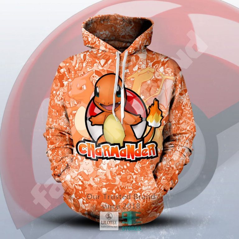 charmander pokemon 3d hoodie 1 37681