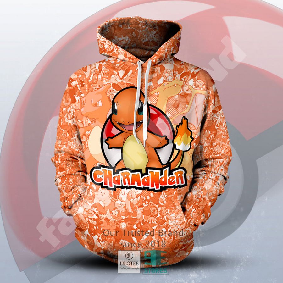 charmander pokemon 3d hoodie 1 37681