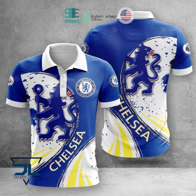 chelsea f c logo white blue 3d polo shirt hoodie 1 29339