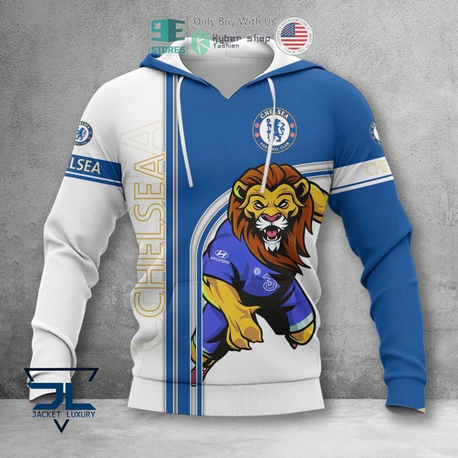 chelsea f c mascot 3d polo shirt hoodie 2 35074