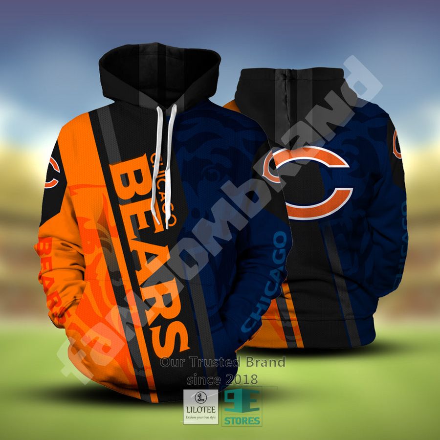 chicago bears 3d hoodie 1 86019