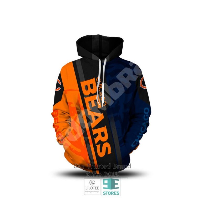 chicago bears 3d hoodie 2 91367