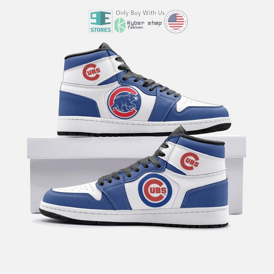 chicago cubs logo air jordan high top shoes 1 49692