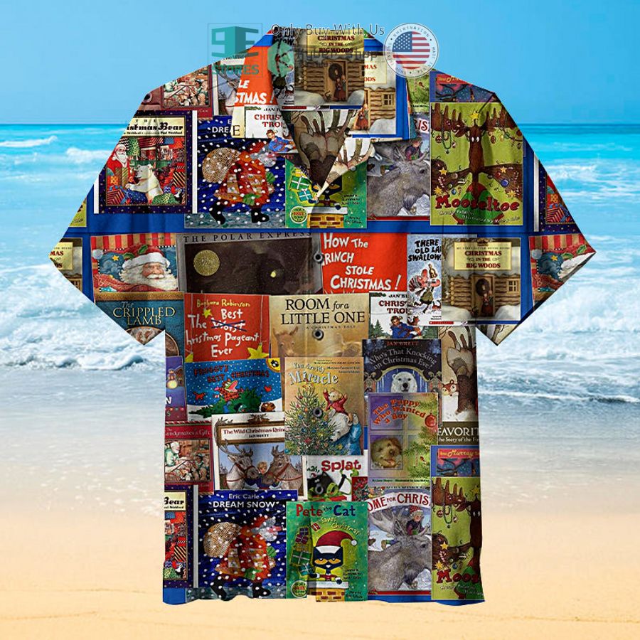 christmas book collection hawaiian shirt 1 70244