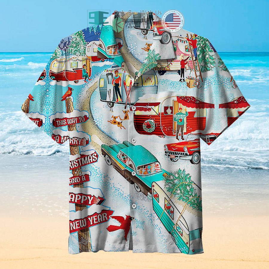 christmas campers hawaiian shirt 1 99584
