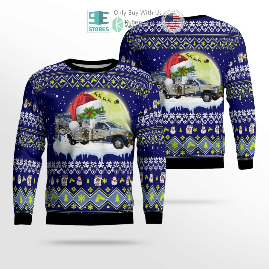 christmas hughes county emergency medical service sweater sweatshirt 1 41369