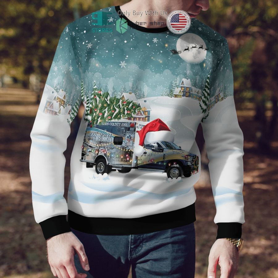 christmas tree emergency medical service sweater sweatshirt 4 83077