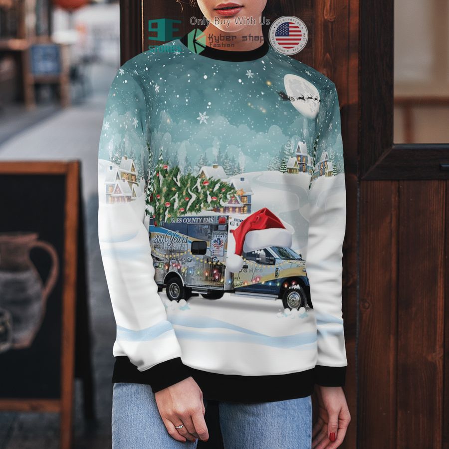 christmas tree emergency medical service sweater sweatshirt 5 48035