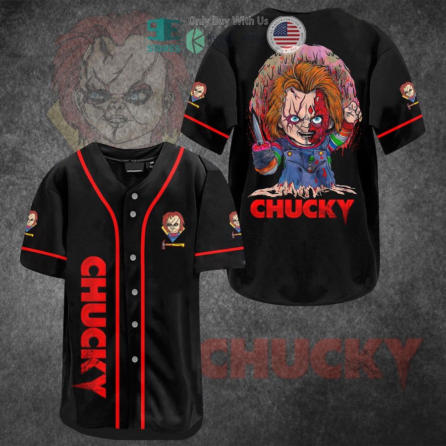 chucky horror movie baseball jersey 1 40540