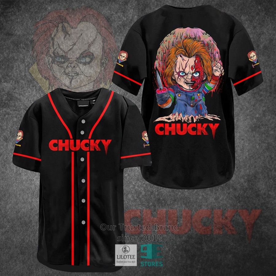 chucky horror movie baseball jersey 1 786