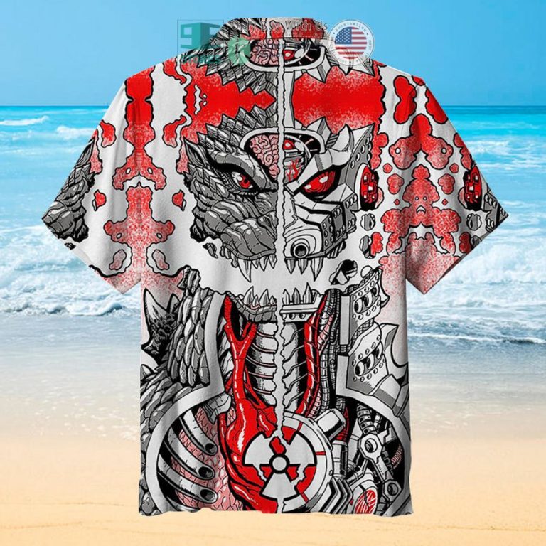 classic godzilla vs robot godzilla hawaiian shirt 2 82692